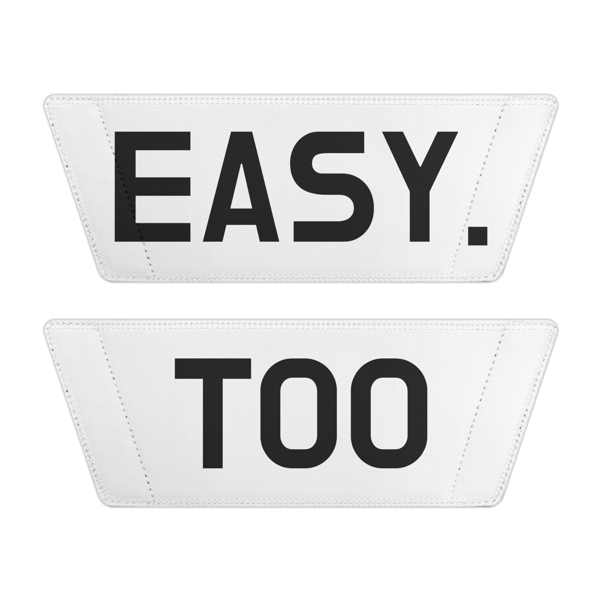 TOO EASY Flip Flops - White Strap