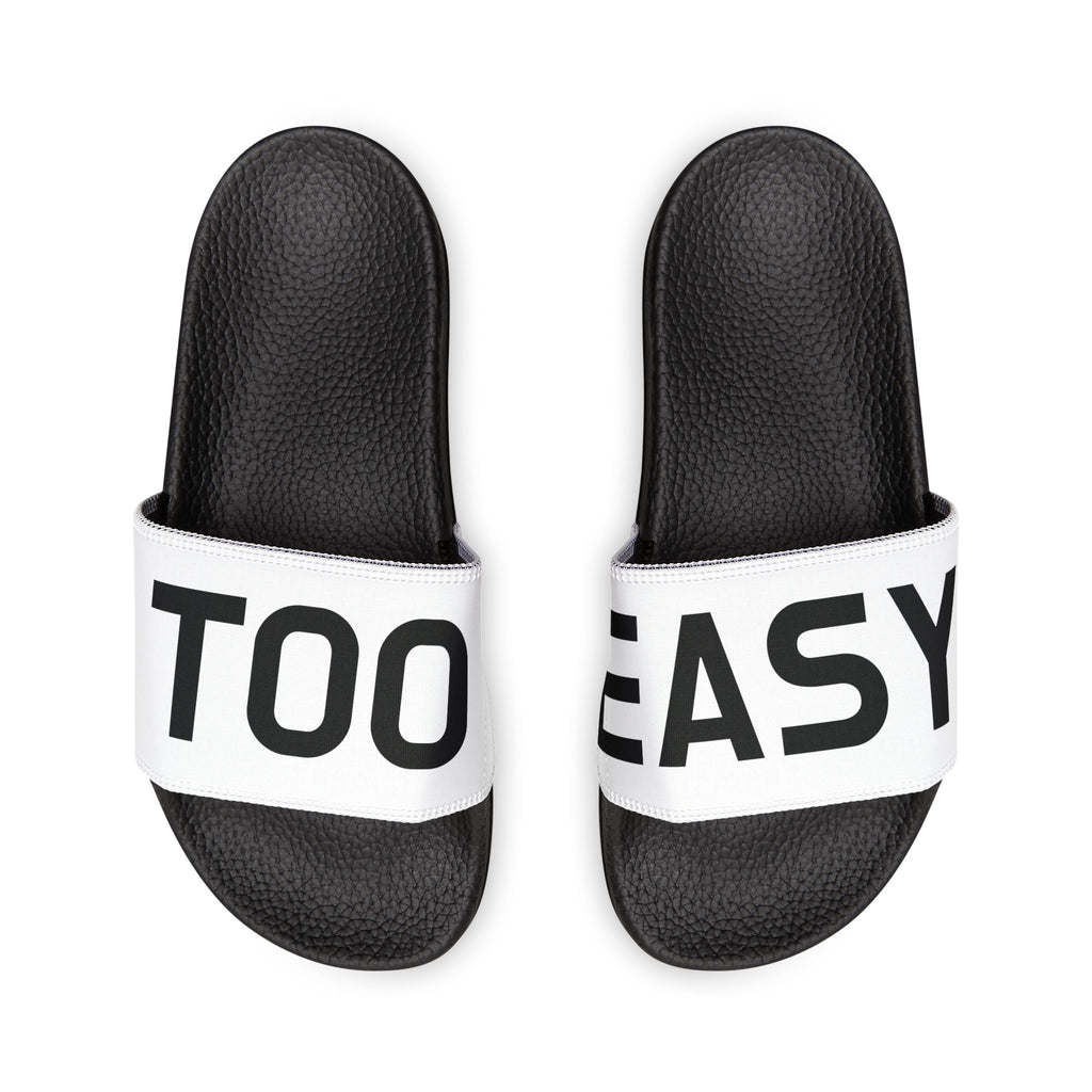 TOO EASY Flip Flops - White Strap