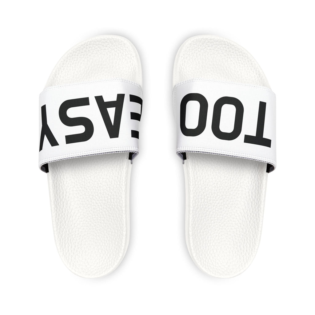 TOO EASY Flip Flops - White Strap
